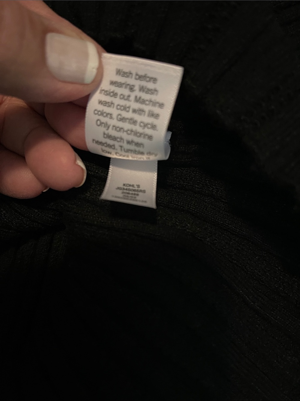 SO Black Ribbed Mock Neck Sweater - Picture 6 of 10